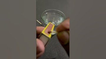 Matchstick get fire 🔥 in water 💦 magic 🪄 of Experiment