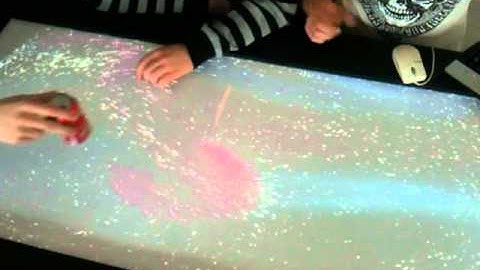 Multitouchtable at IN Sektionen KTH Kista