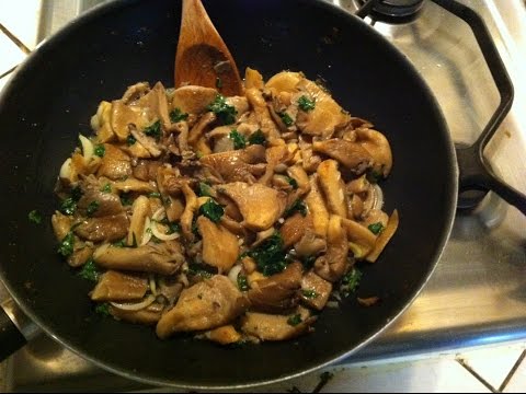 recette-champignons-pleurote-au-vin-blanc