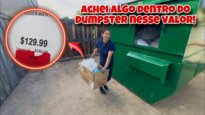 Dumpster diving! Achei algo dentro do dumpster no valor de $130 dolares!