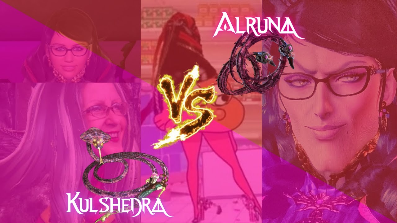 Bayonetta | Alruna VS Kulshedra | ¿Cuál pega más sabroso? (Batalla de armas)