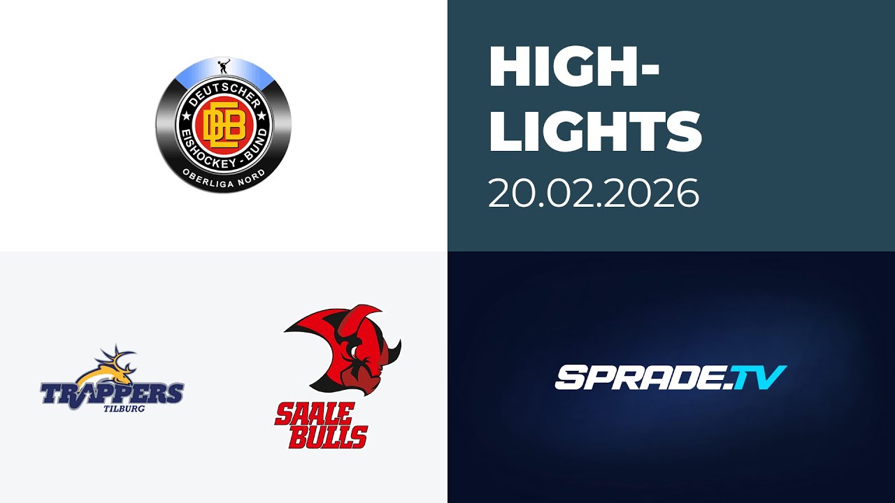 20.02.2026 - Highlights - Tilburg Trappers vs. Saale Bulls Halle