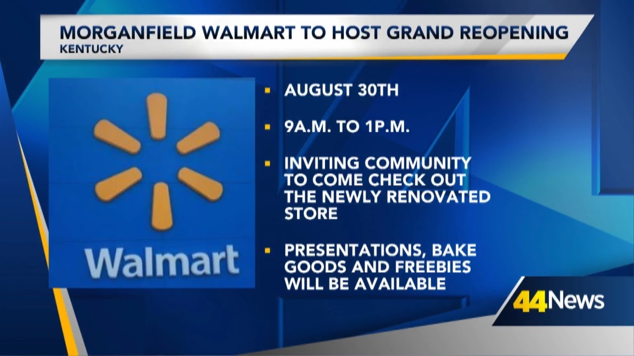 Morganfield's Walmart to host Grand Opening Celebration