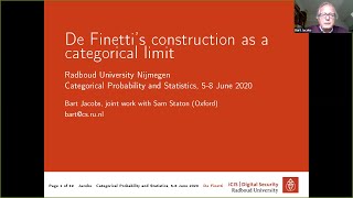 Bart Jacobs: De Finetti's construction as a categorical limit