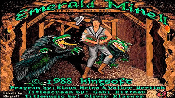 AMIGA EMERALD MINE II EMERALDMINE 2 PROBLEM BOULDER DASH BOULDERDASH CLONE MINES WEB NET KINGSOFT