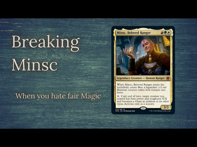 What combo can Minsc Beloved Ranger use? | Infinite Attacking Creatures!!!! - YouTube What combo can Minsc Beloved Ranger use? | Infinite Attacking Creatures!!!! - YouTube