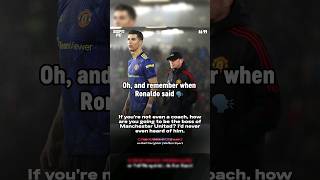 Rangnick Takes Revenge On Ronaldo