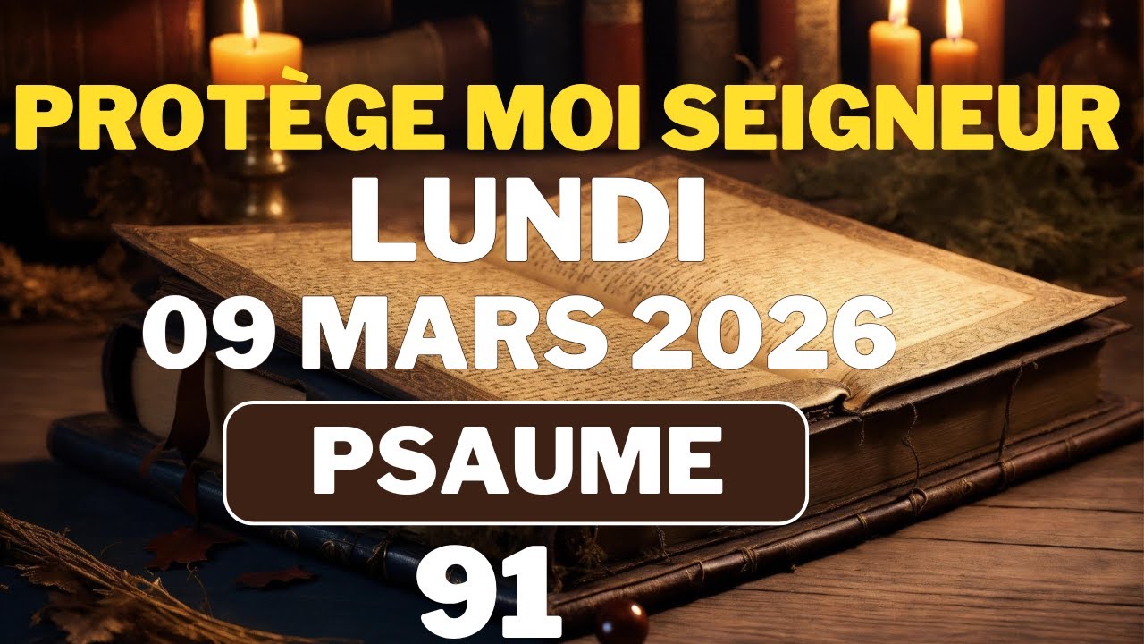 ✝️PRIÈRE du MATIN - Lundi 09 Mars 2026 - Évangile et Psaume du Jour - Prière de Protection