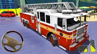 City Fire Truck Rescue - Parcheggio camion di emergenza | Il miglior gameplay per Android screenshot 4