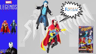 Marvel Legends Spider Man Animated Dr Strange Morbius Animated VHS 2 Pack Action Figure Review