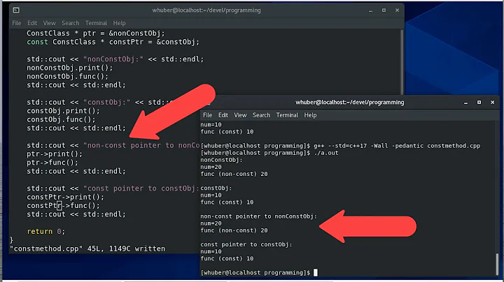 constmethod.cpp - C++ Constant Class Members