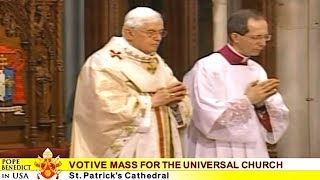 Holy Mass with Pope Benedict XVI from New York (Apr 19, 2008)