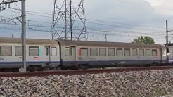 des trains qui passent  :  Pierrelatte et bifurcation de  Lapalud - TVG   TER   IC et FRET