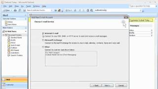 Swim communications guides you to setup your email account in
microsoft outlook 2007 on a pc. visit us at: http://www.swim.com.au
check out our other video g...