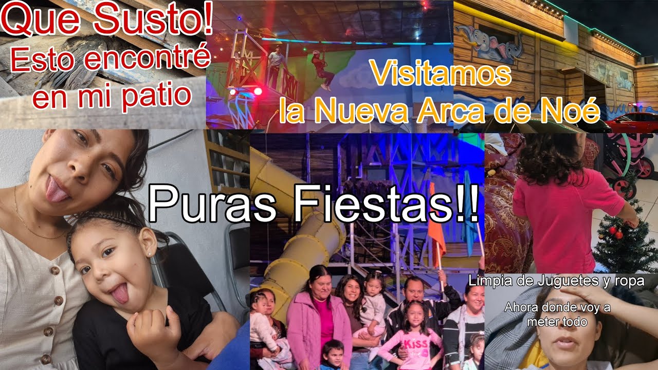 QUE SUSTO!! ESTO ENCONTRÉ EN MI PATIO 😱 NOS FUIMOS DE FUESTA!! .. LIMPIA DE JUGUETES Y ROPA