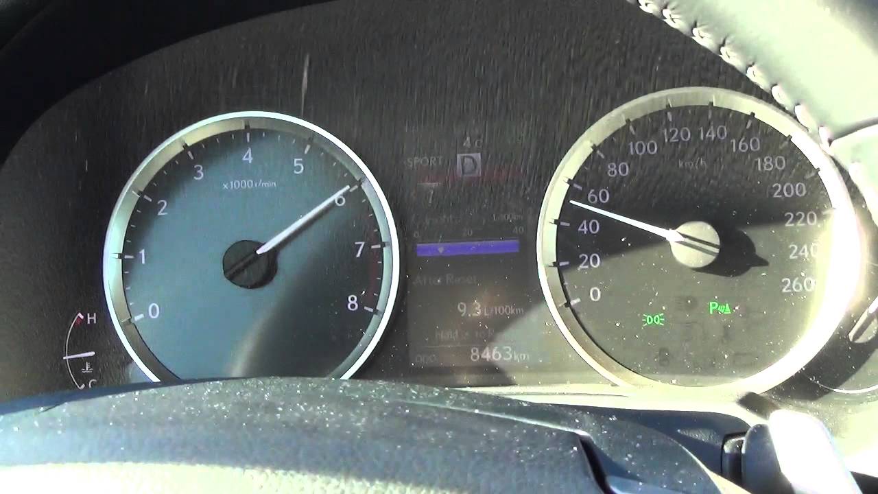 2014 Lexus IS 250 Acceleration 0-100 - YouTube