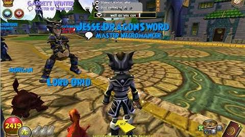 dude floating in air on wizard101