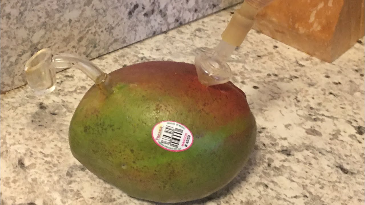 Mango 🥭 Used as Dab Rig (Can I Dab Bong It?!)