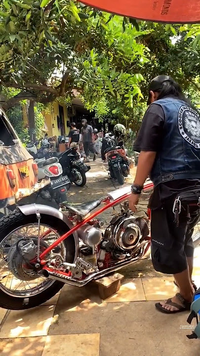 vespa modifikasi chopper keren #chopper #shorts #vespa