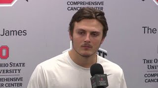 Julian Sayin interview | Ohio State spring practice