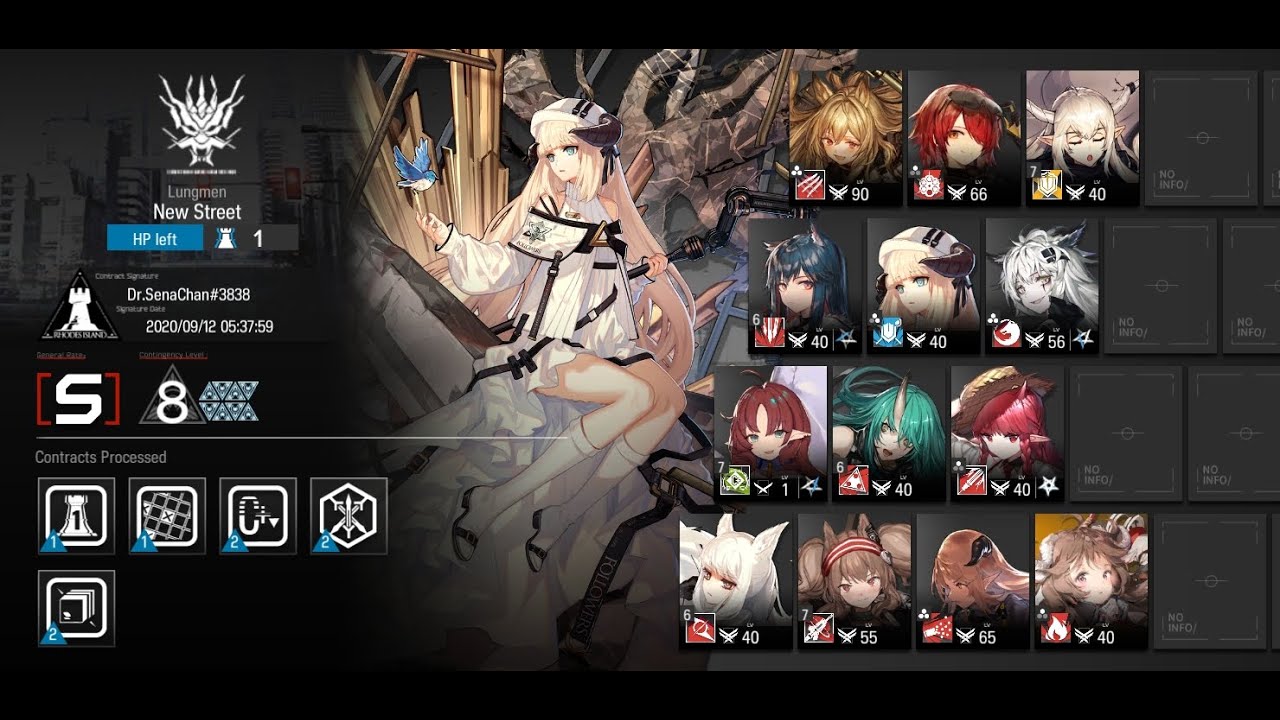 Arknights Contingency Contract #0 New Street Level 8 CLEAR