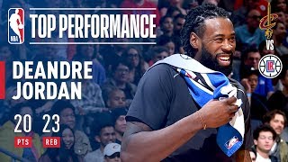 DeAndre Jordan Puts Up 20 Points & 23 Rebounds! Against The Cavaliers