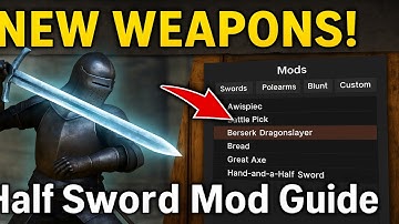 How to Get NEW WEAPONS in Half Sword | Modding Guide & Best Weapon Packs!