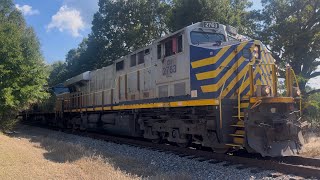 CSX B670-22 (Ethanol Empties) through Indian Trail, NC with CN power