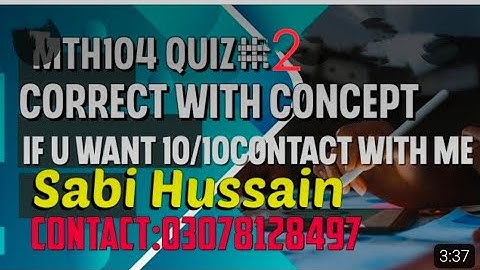 mth104 quiz no 2 2023 solution 100% correct ||mth104 quiz 2 solution|| mth 104 quiz no 2 #solution