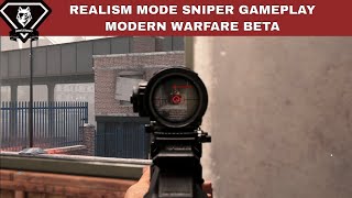 Realism Mode | Modern Warfare Beta | Tactical Sniper Gameplay | CenterStrain01 screenshot 3