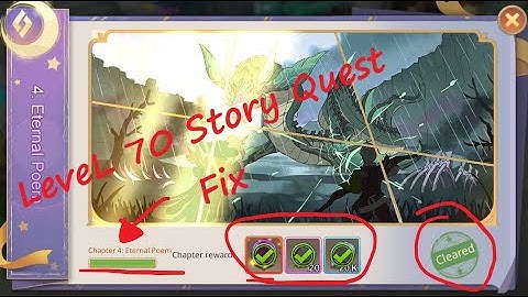 Level 70 Story Quest Fix - Guardians of Cloudia