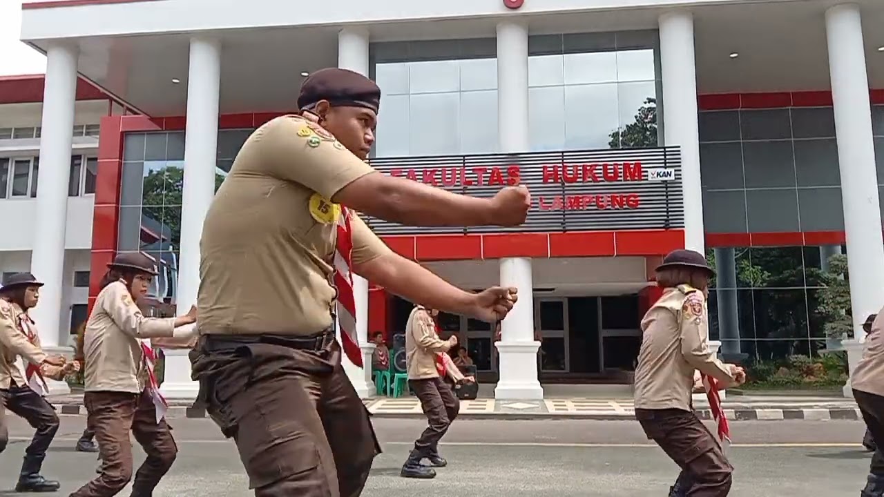 Joget Komando Lustrum 8 Pramuka UNILA