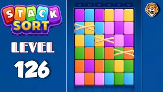 Stack Sort : Color Puzzle Level 126 Walkthrough