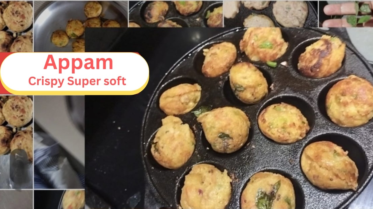 Appe Crispy-Soft Veggie Oat Bites | Crispy and soft | Healthy Appam Recipe