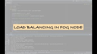 Load Balancing in Fog Network #FogComputing #MachineLearning #Networking #LoadBalancing #Python #IOT
