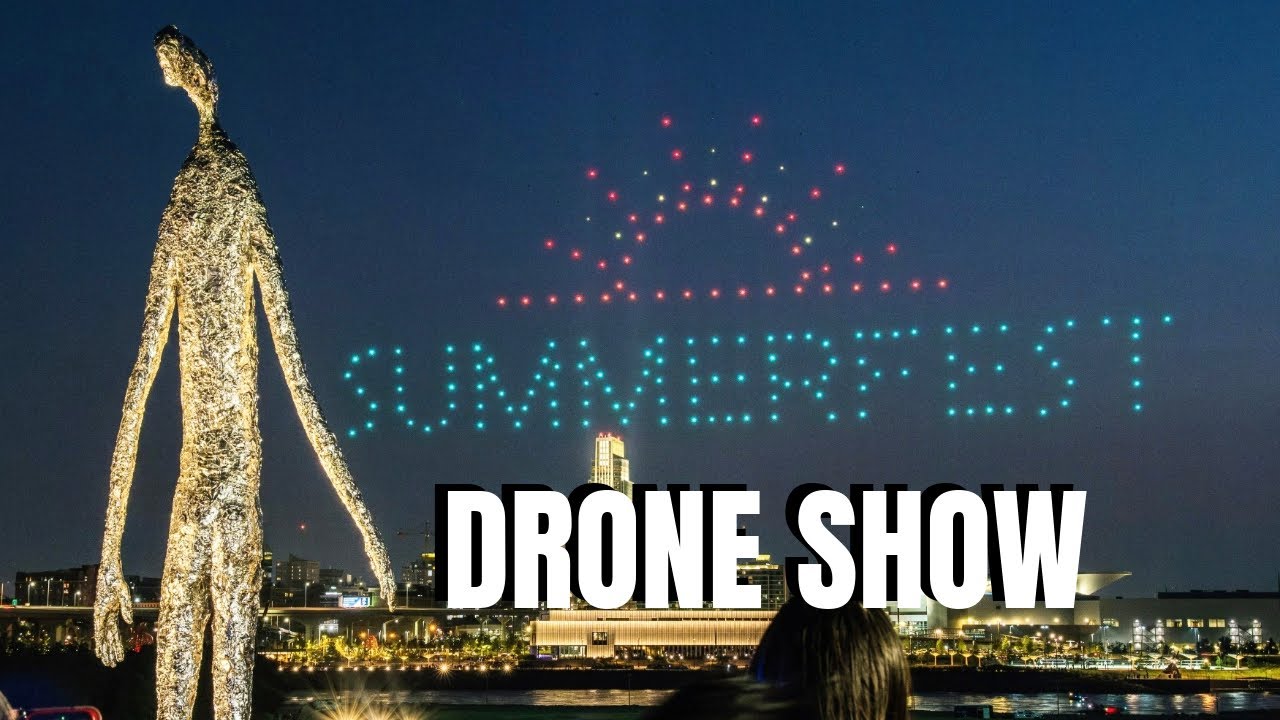 Summerfest at River's Edge Park Drone Show 2025