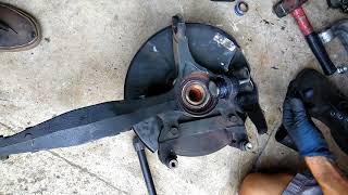 2004 acura tl how to replace lower ball joint