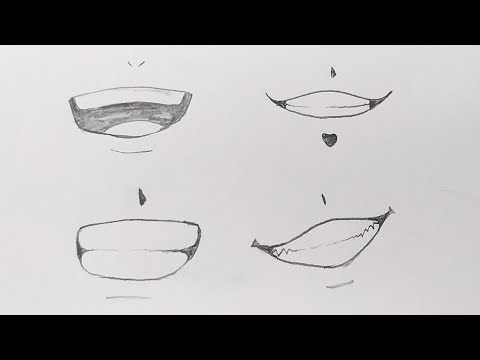 Bocas gacha life  Anime art tutorial, Anime mouth drawing, Mouth drawing