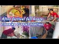 After festival quick house cleaning and reset routine | super cleaning house inside and out #vlog