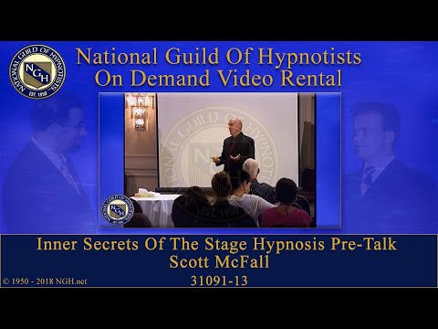 Inner Secrets Of The Stage Hypnosis Pre-Talk with Scott McFall ...