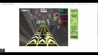 Unblocked game's slope 3d ball dark
