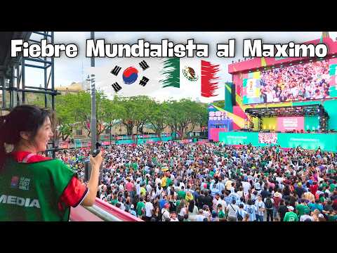 World Cup Fever at Its Peak in Guadalajara🇲🇽🇰🇷