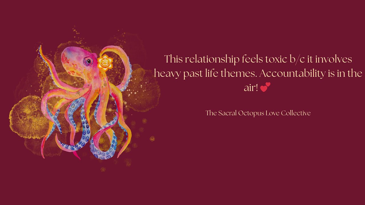 This relationship feels toxic b/c it involves heavy past life themes. Accountability is in the air!💜