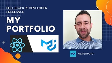 Portfolio website with React and Material-ui