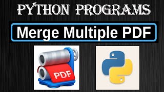 Python - PDF Merger | Combined multiple PDF file into One PDF File | Python Beginners | Tutorials