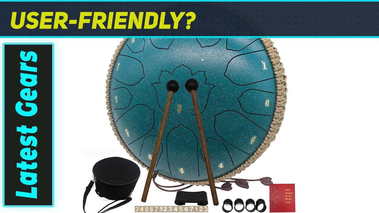 BETESINE 13 Inch 15 Note Steel Tongue Drum: The Best for Zen & Relaxation