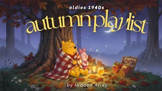 Full Autumn Night Jazz Under the Moonlight with Pooh | Oldies Playlist for Relax and Chill Under News