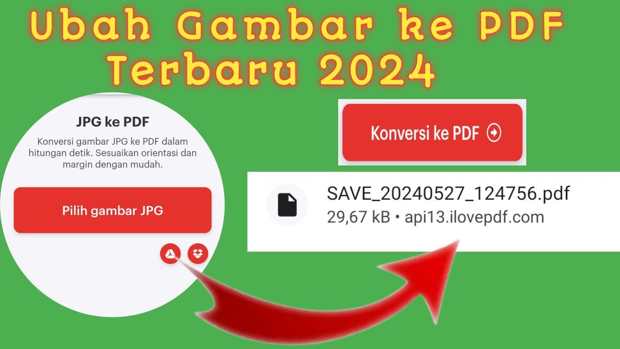 Cara Mengubah Gambar Ke PDF Di HP Tanpa Aplikasi Tambahan || Terbaru ...