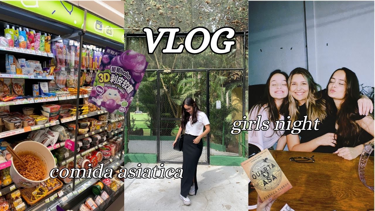 daily vlog🍙girls night, mercado coreano, comidinhas asiáticas & estudos #dailyvlog