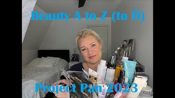 Beauty A to Z Project Pan Intro 2023 #beautyatoz